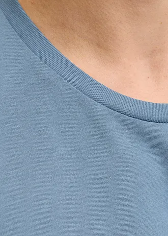 Tricou JJ REBEL din bumbac 100%, Loose Fit • bleu cu imprimeu • magazin bonprix