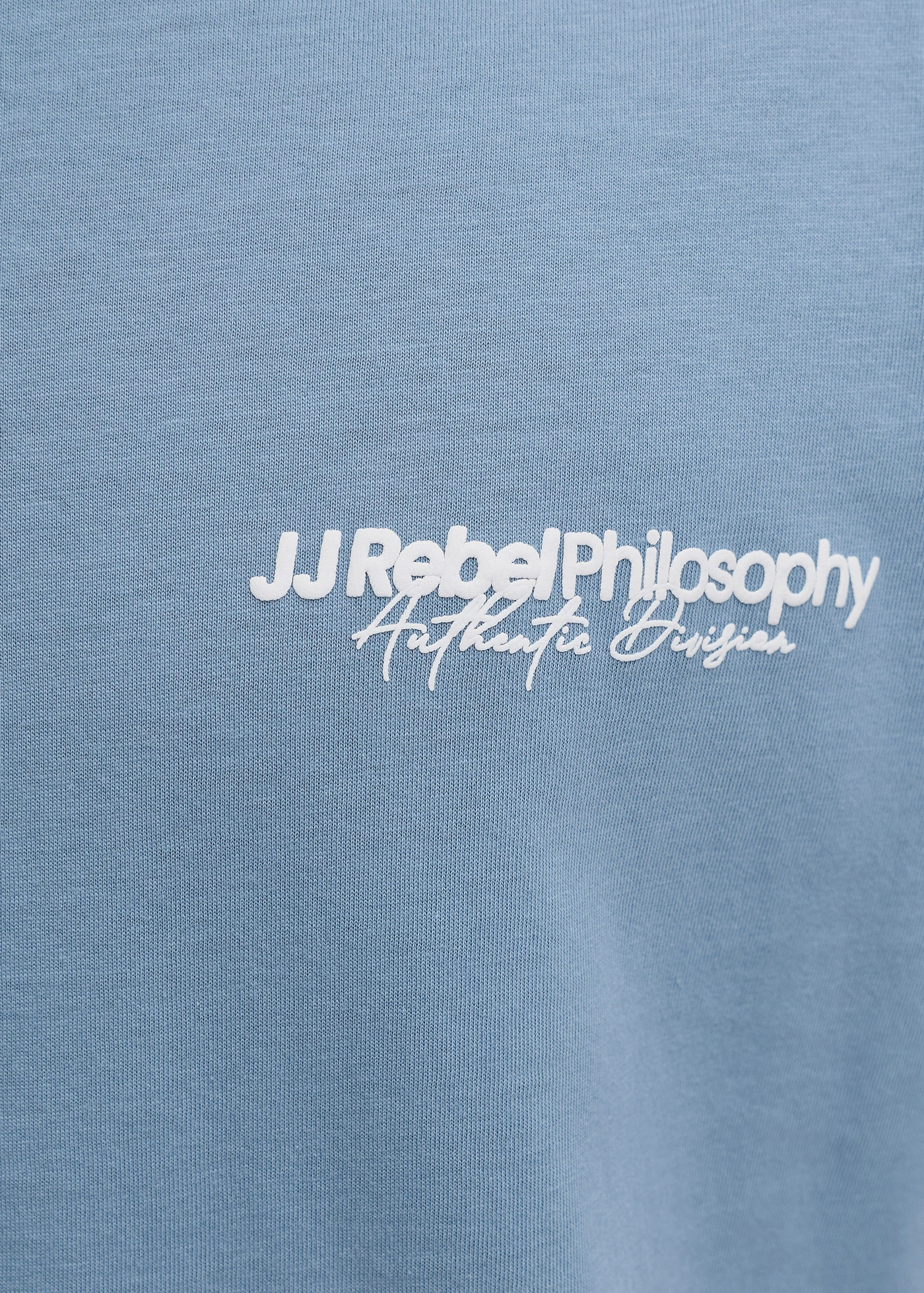 JJ REBEL tričko z čistej bavlny, Loose Fit • svetlomodrá potlačená • obchod bonprix