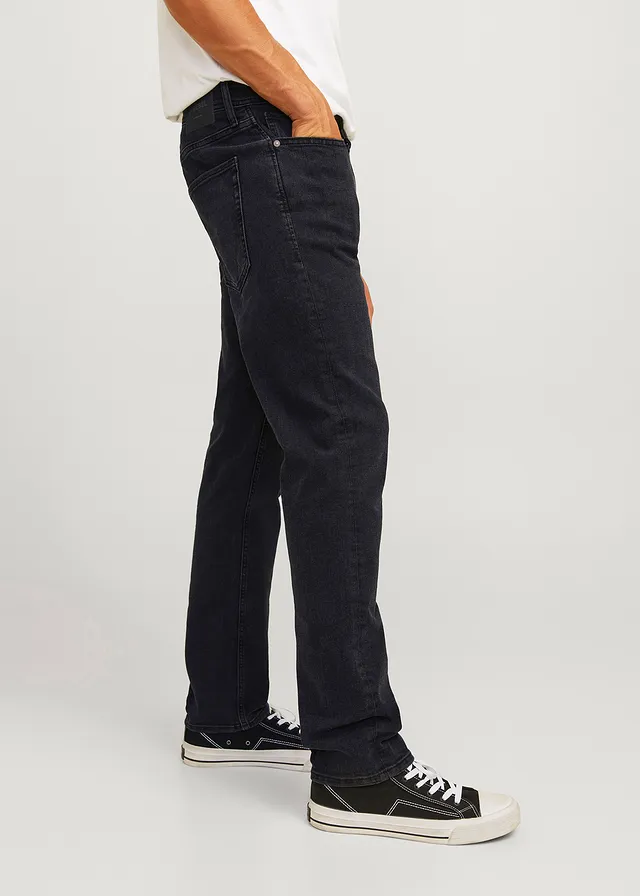 Džíny JJ REBEL, Slim Fit • černý denim • bonprix obchod