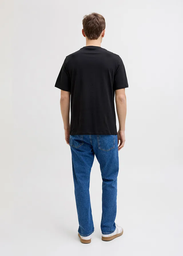 T-shirt JJ REBEL loose, 100% coton • noir imprimé • product-page.page-title-suffix