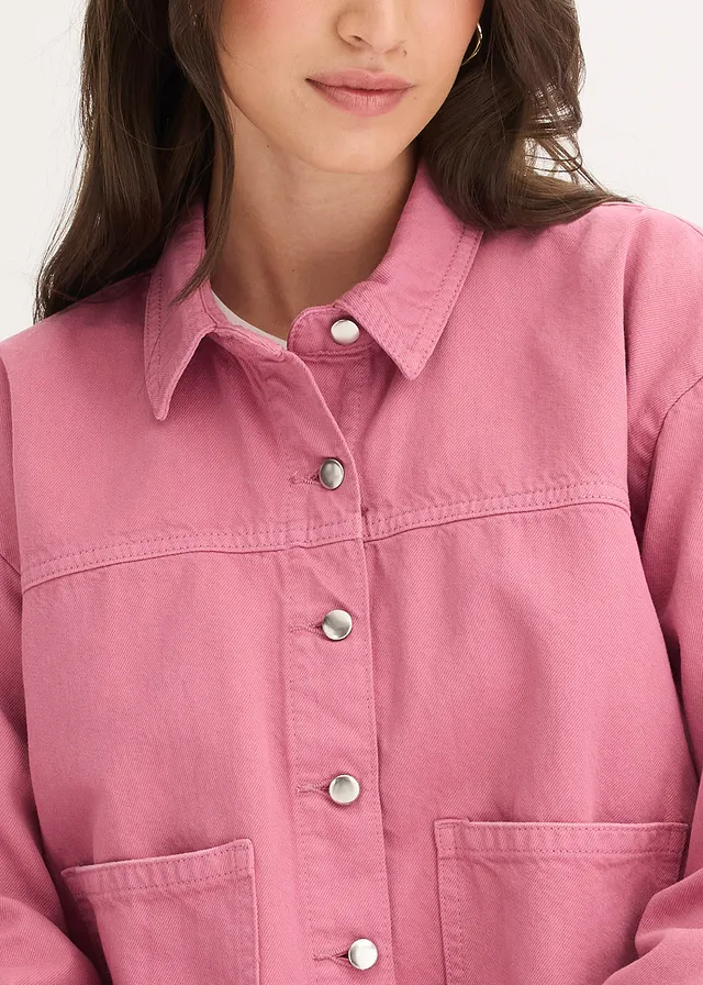 Surchemise 100% coton • mauve • product-page.page-title-suffix