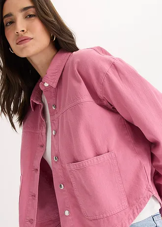 Surchemise 100% coton • mauve • Boutique bonprix