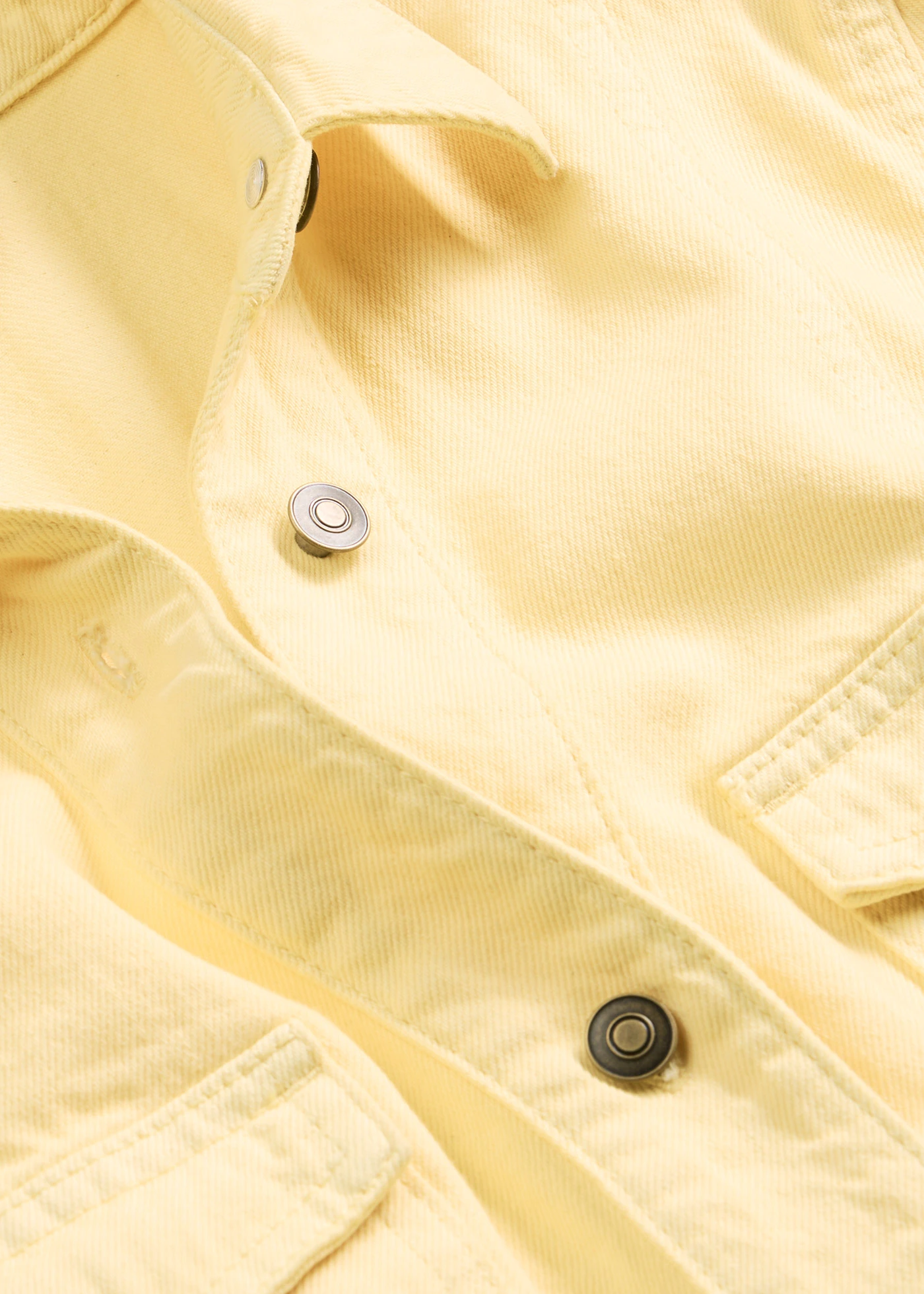 Robe courte 100% coton • jaune clair • Boutique bonprix