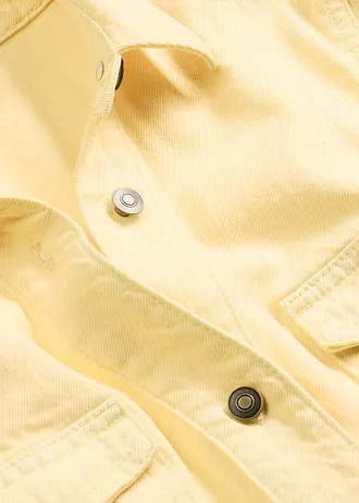 Robe courte 100% coton • jaune clair • Boutique bonprix