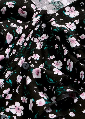 Tunique élégante • noir floral • Boutique bonprix