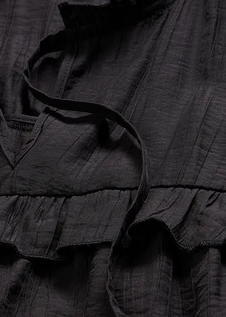 Bluză tip tricou din amestec de viscoză • negru • magazin bonprix