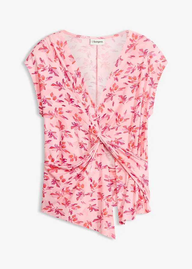 T-shirt avec détail nœud
