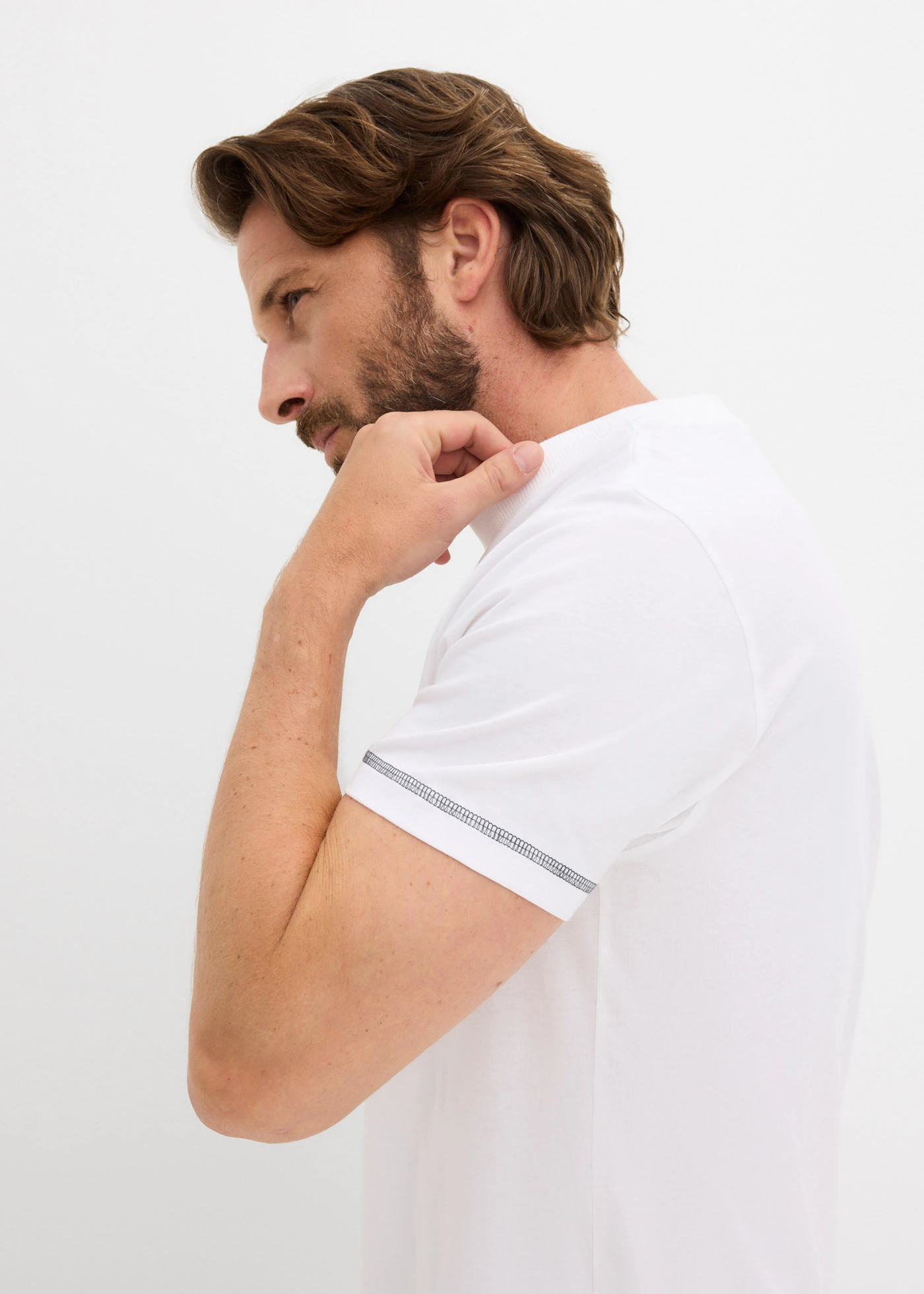 T-shirt van biologisch katoen • wit met BERLIN print • bonprix online shop