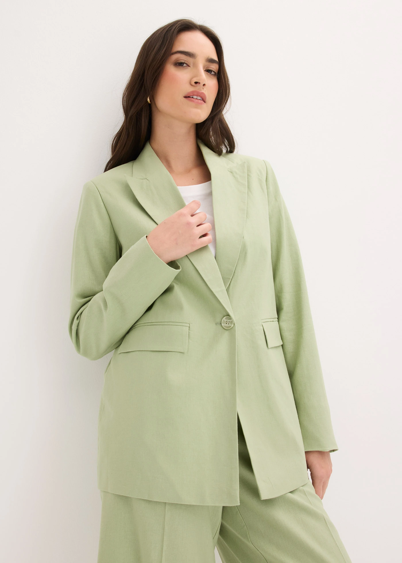 Sacou cu in • verde pal • magazin bonprix