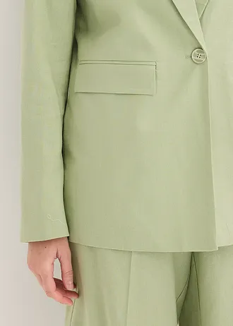 Linnen blazer • lichtgroen • bonprix online shop