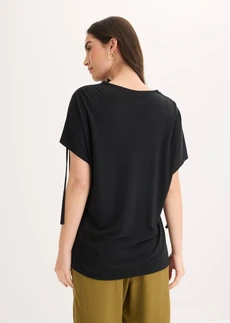 T-shirt doux en modal mélangé • noir • Boutique bonprix