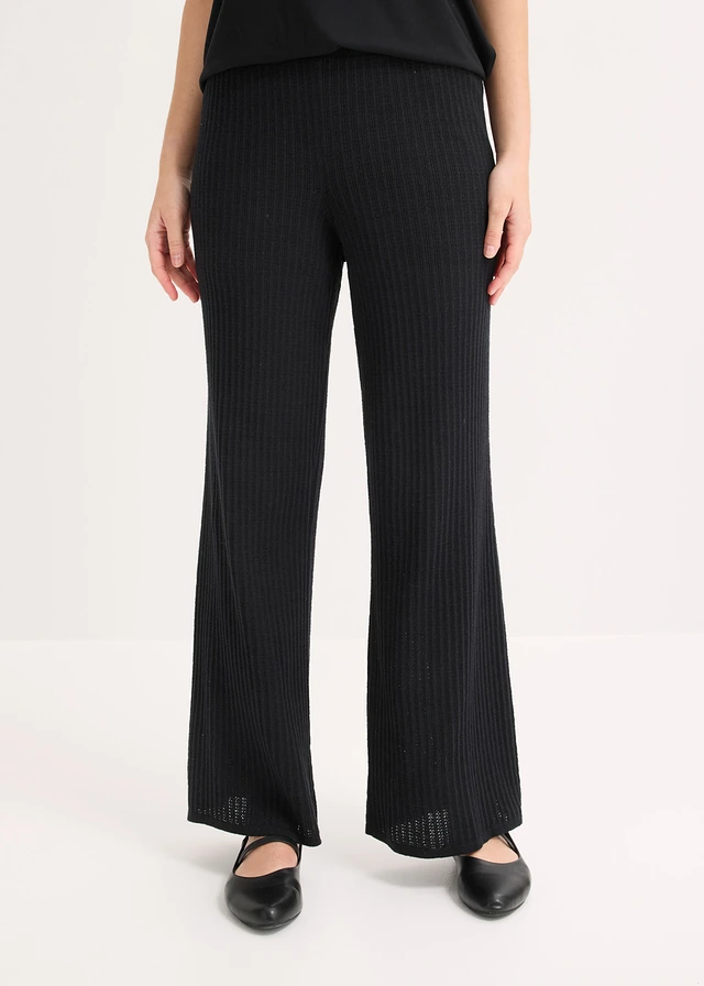 Pantalon léger en maille • noir • product-page.page-title-suffix