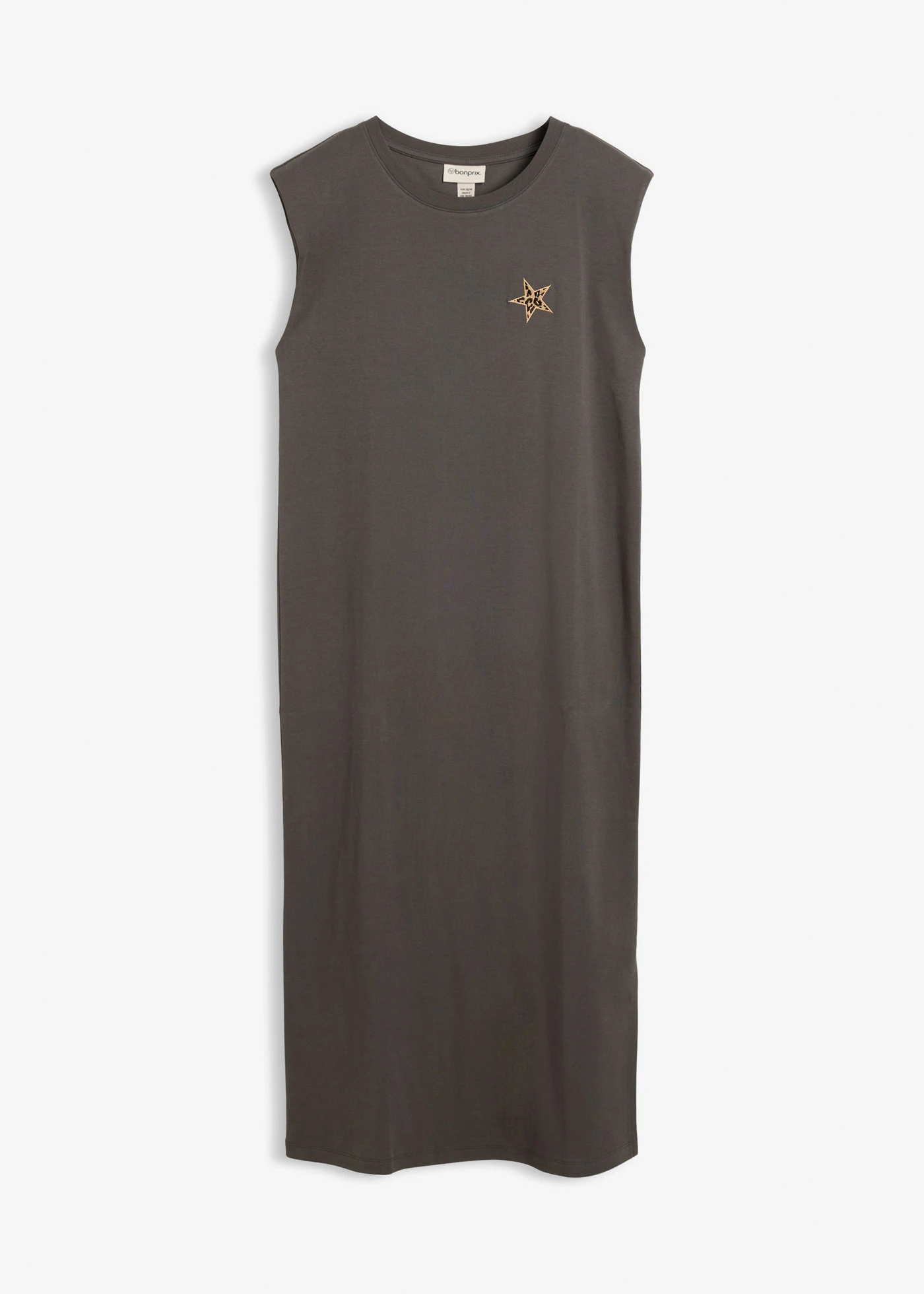 Úpletové šaty z čistej bio bavlny • antracitová washed • obchod bonprix