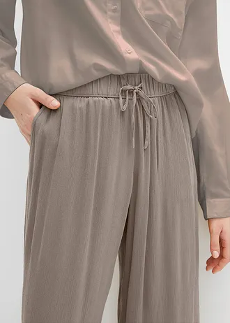 Instapbroek van viscose • taupe • bonprix online shop