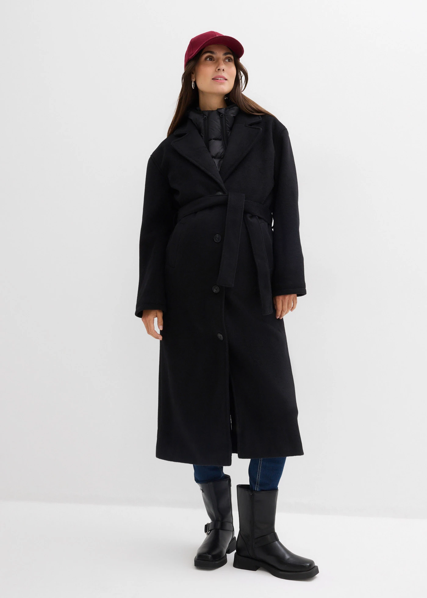 Manteau de grossesse 6-en-1 avec fonction portage et gilet sans manches détachable • noir • product-page.page-title-suffix