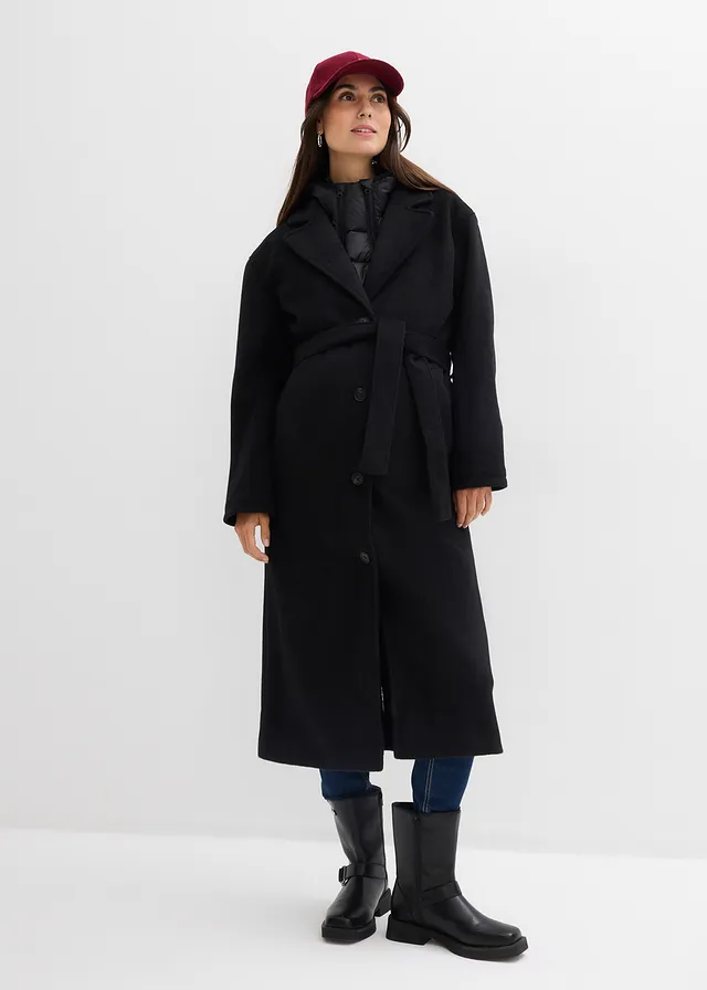 Manteau de grossesse 6-en-1 avec fonction portage et gilet sans manches détachable • noir • product-page.page-title-suffix
