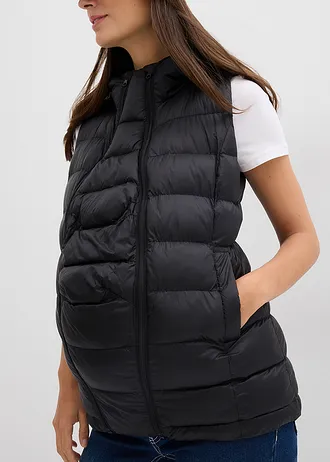 6-in-1 zwangerschapsjas met baby inzet en uitneembare bodywarmer • zwart • bonprix online shop