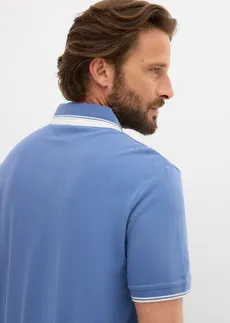 Lot de 2 polos 100% coton • bleu foncé + bleu jean • Boutique bonprix