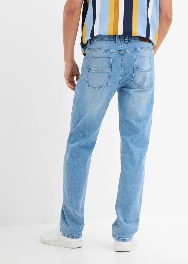 Jean extensible, coupe droite et regular • bleu clair denim • product-page.page-title-suffix