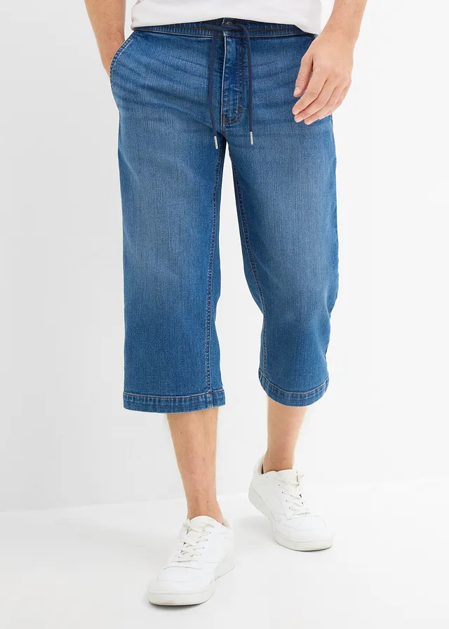 Jean 3/4 léger et extensible, regular • bleu denim • product-page.page-title-suffix
