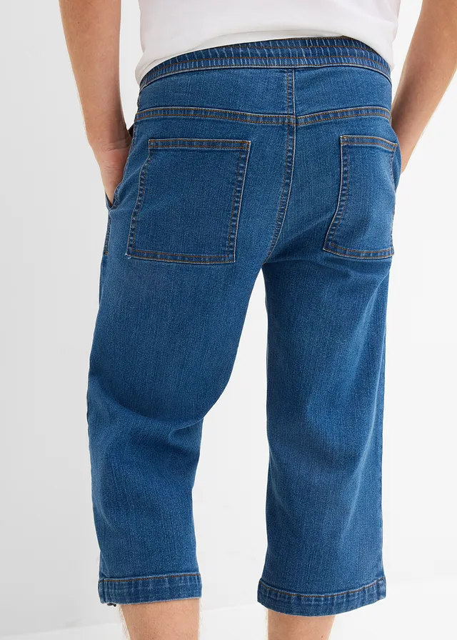 Jean 3/4 léger et extensible, regular • bleu denim • product-page.page-title-suffix