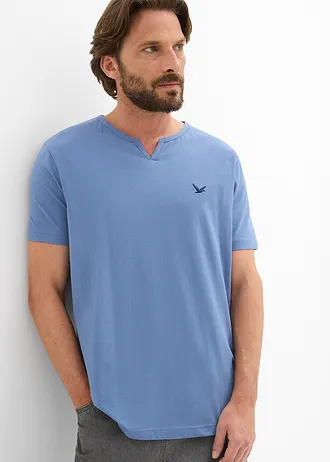 Tričko (2 ks v balení) • tmavě modrá + džínově modrá • bonprix obchod