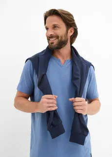 Tricou (set/2 buc.) • bleumarin+albastru jeans • magazin bonprix