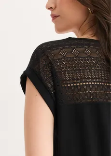 Shirt in een viscosemix • zwart • bonprix online shop