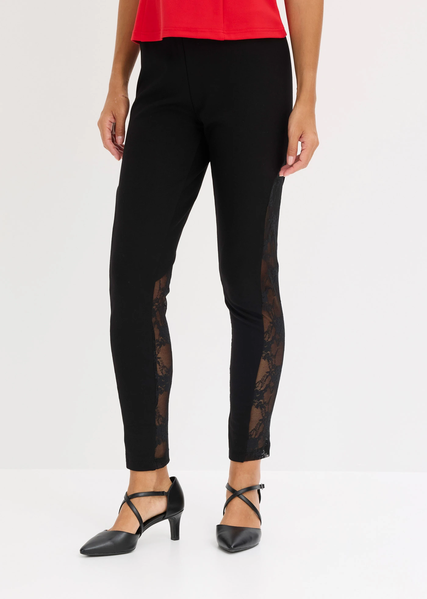 Legging à dentelle • noir • Boutique bonprix