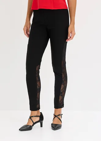 Legging à dentelle • noir • Boutique bonprix