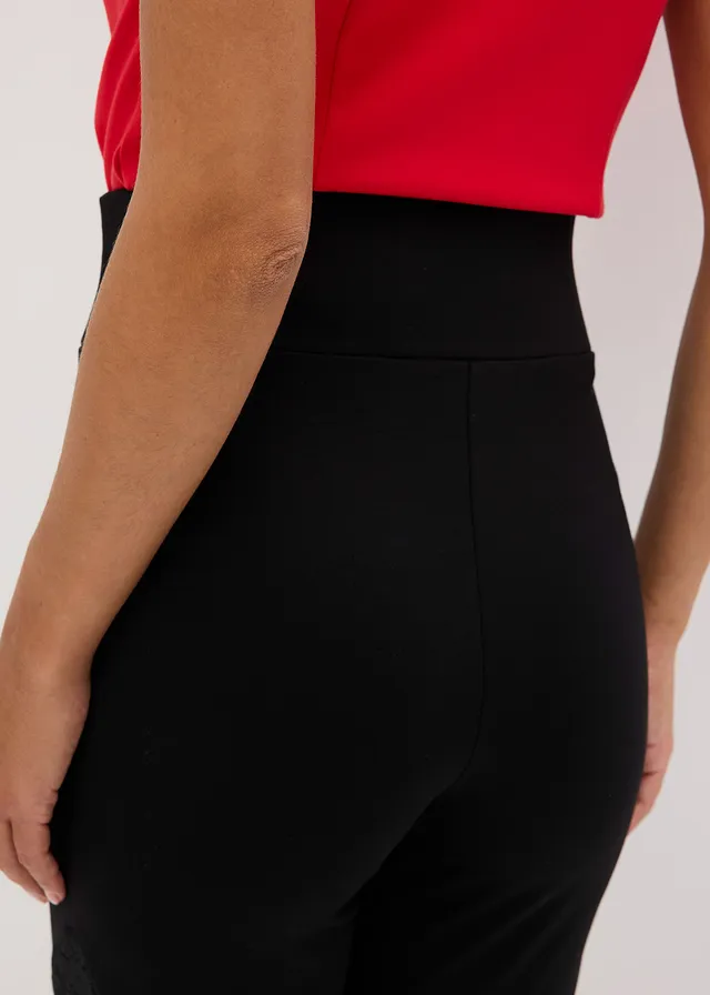 Legginsy z koronką • czarny • sklep bonprix