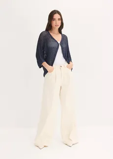 Ajour vest, Kleur: donkerblauw