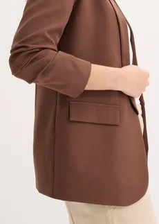 Blazer à manches froncées • marron • Boutique bonprix