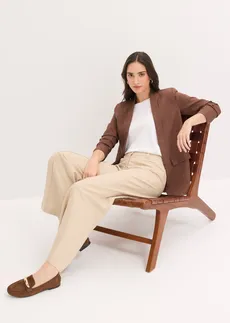 Blazer à manches froncées • marron • Boutique bonprix