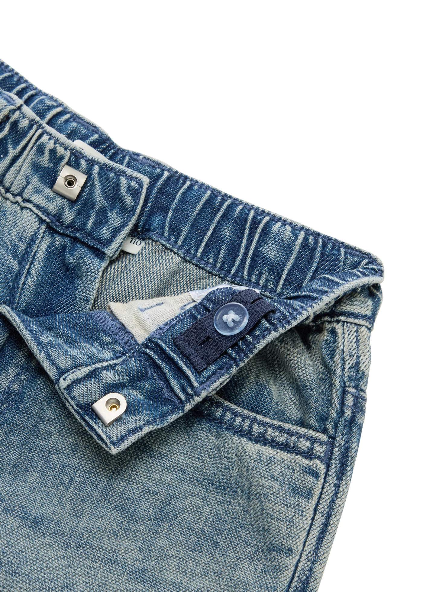 Jean loose Tom Tailor à taille élastiquée • bleu denim used • Boutique bonprix