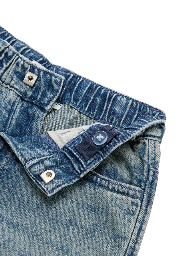Jean loose Tom Tailor à taille élastiquée • bleu denim used • product-page.page-title-suffix