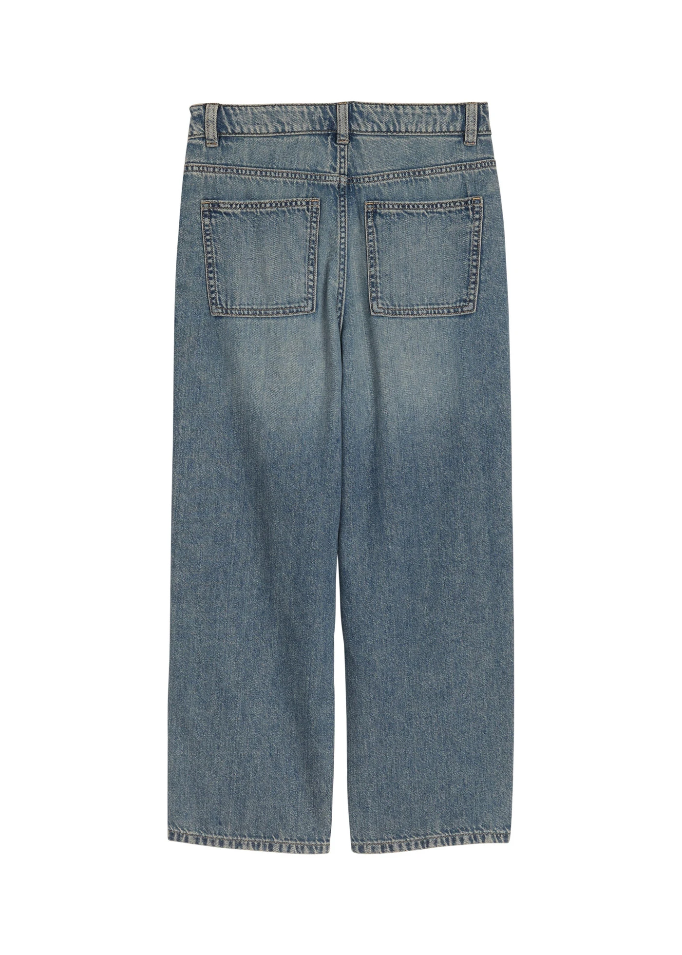 Tom Tailor baggy jeans van puur katoen met een verstelbare band • blue denim used • bonprix online shop