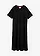 Rochie tricot din interlock mai plin, cu buzunare, culoare: negru