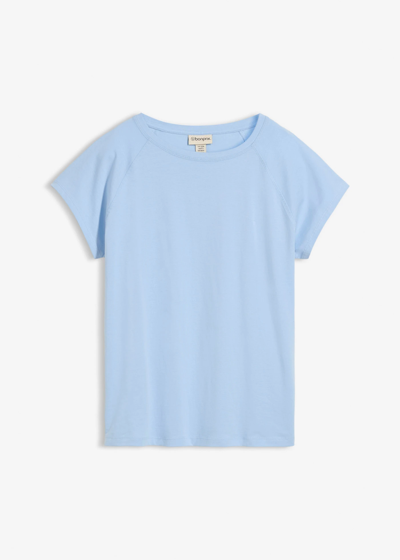 T-shirt 100% coton • bleu clair • Boutique bonprix