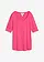 T-shirt doux en viscose extensible, Couleur: rose vif