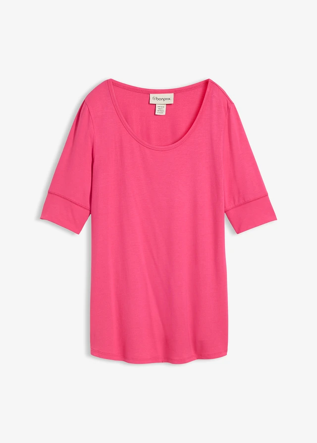 T-shirt doux en viscose extensible