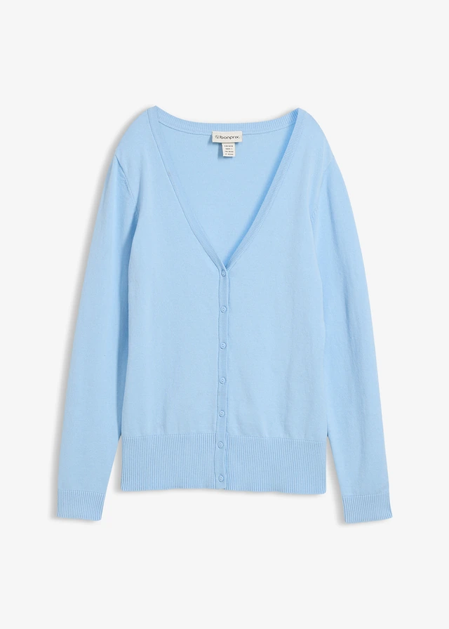 Basic vest met knoopsluiting