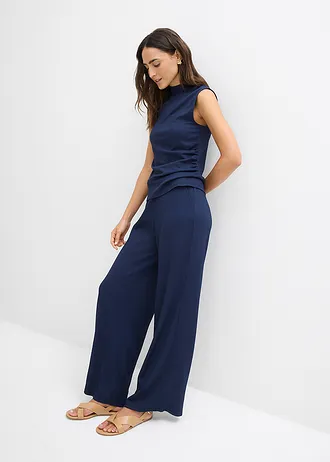 Ensemble en jersey • bleu foncé • Boutique bonprix