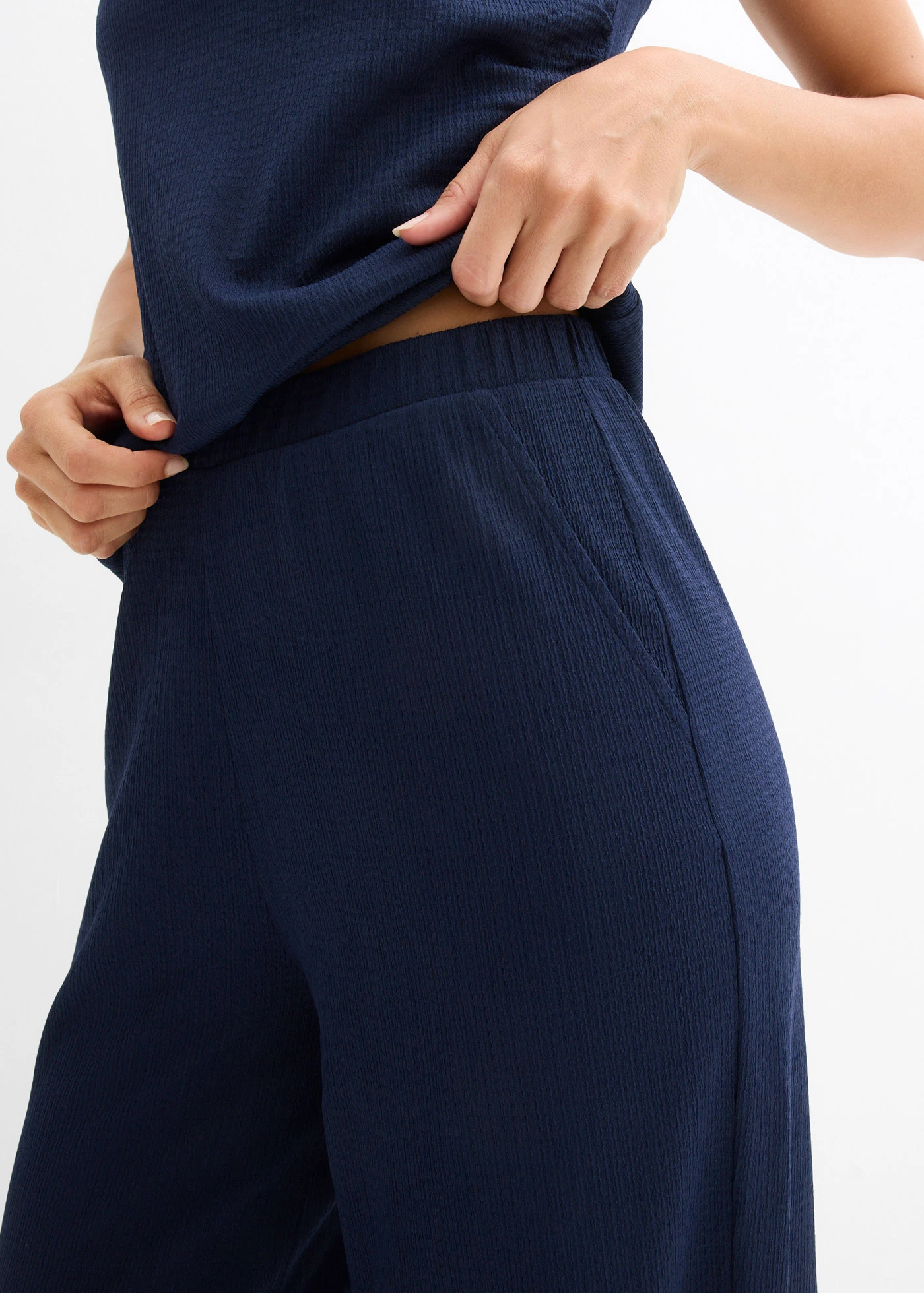 Ensemble en jersey • bleu foncé • Boutique bonprix