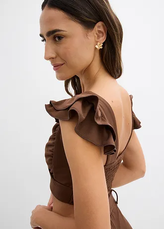 Top et pantalon (ens. 2 pces) • marron • Boutique bonprix