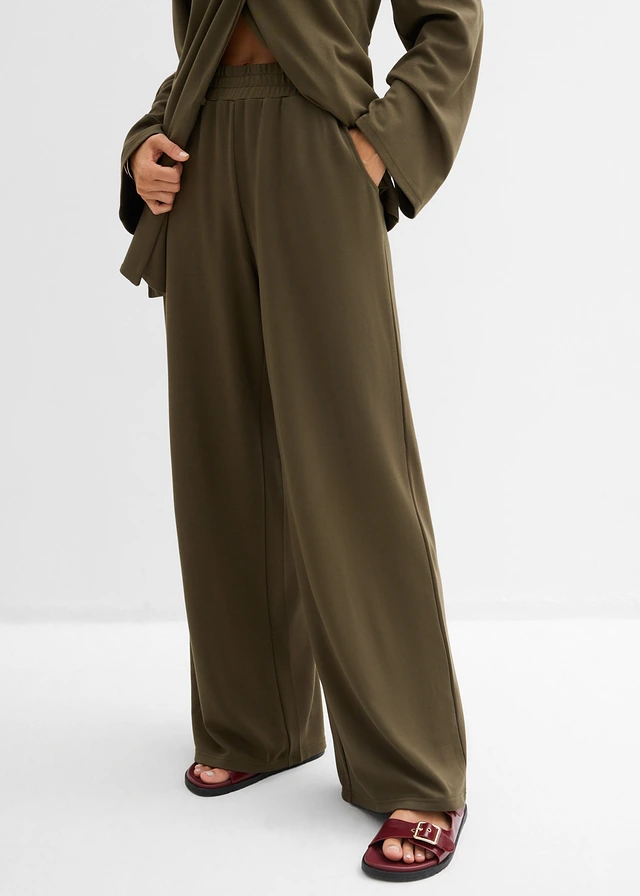 Broek van viscosemix • donkerolijfgroen • product-page.page-title-suffix