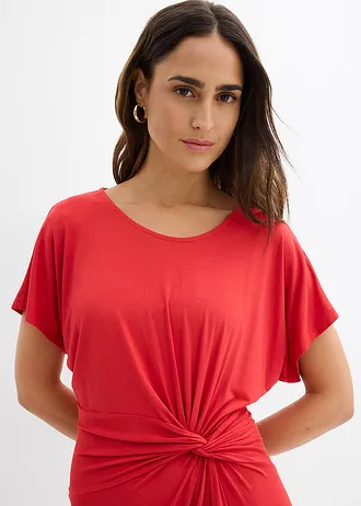 Robe en jersey viscose • fraise • Boutique bonprix