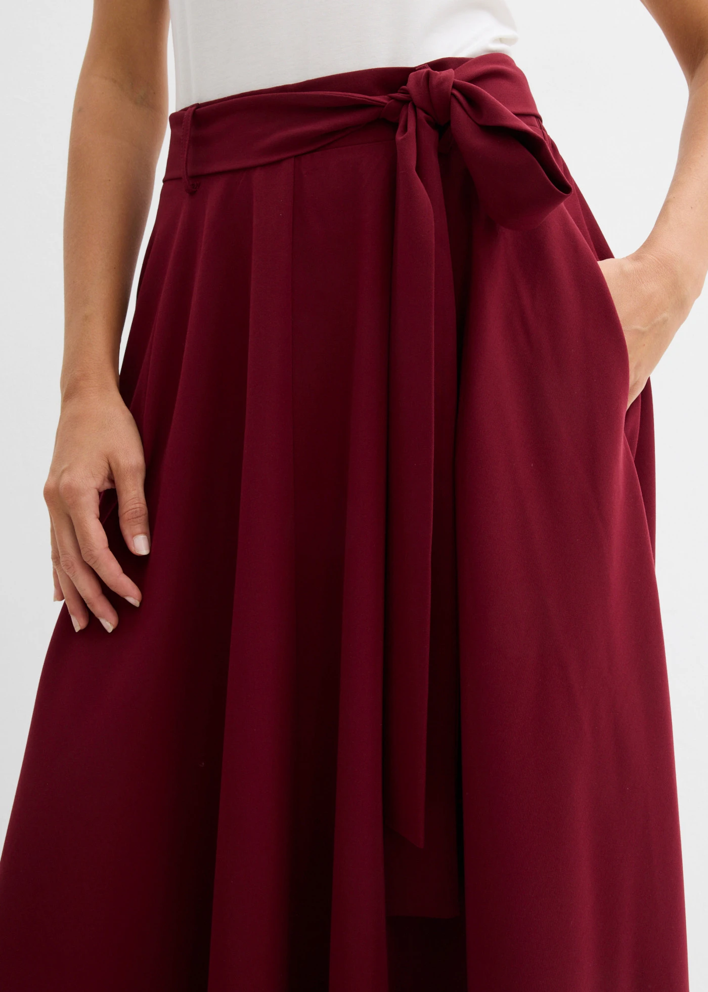 Jupe longue • rouge rubis • Boutique bonprix