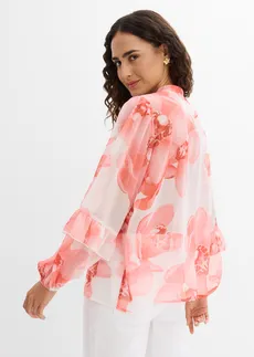 Chemisier en mousseline • écru floral • Boutique bonprix