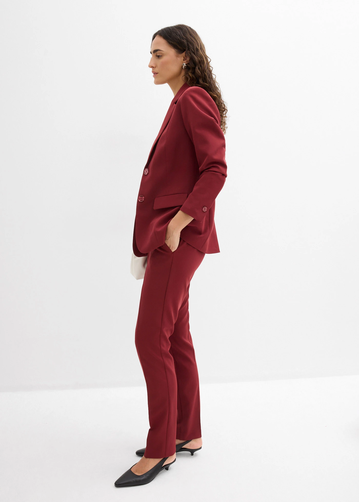 Costum cu pantaloni • roșu rubiniu • magazin bonprix